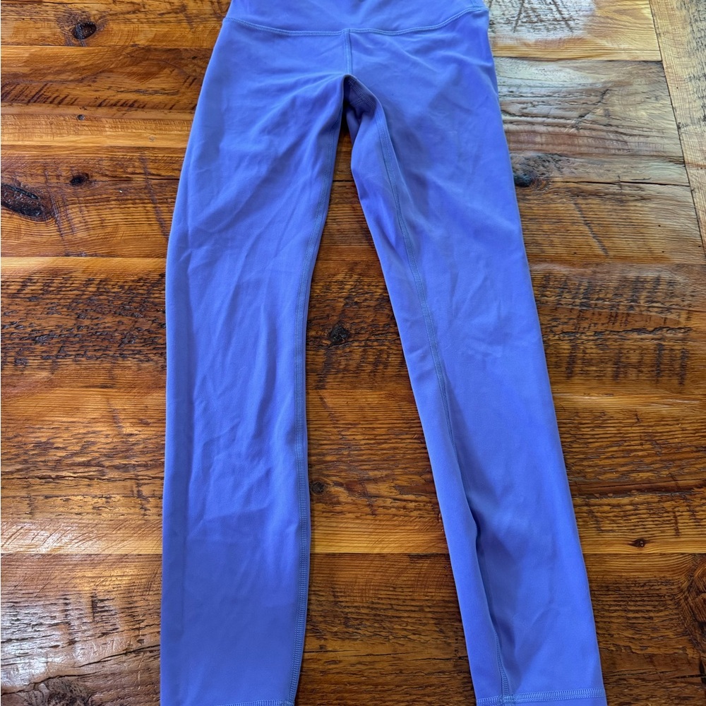 Lululemon Fast And Free High Waisted Purple Leggings
